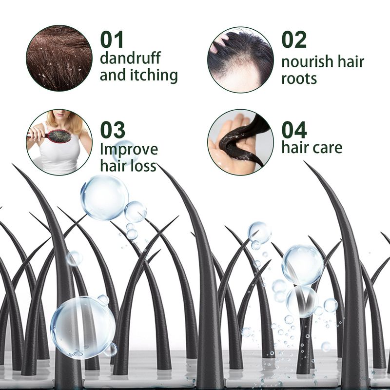 Essenza per capelli densa e rinforzante allo zenzero per la crescita dei capelli_voghion.com