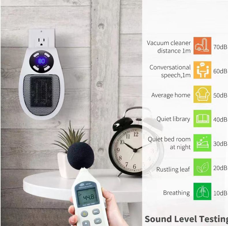 Portable Electric Mini Heater - Plug-in Wall Mounted Radiator Tile With Remote Control, Fast Heating For Room/Office/Bathroom, Energy Saving_voghion.com