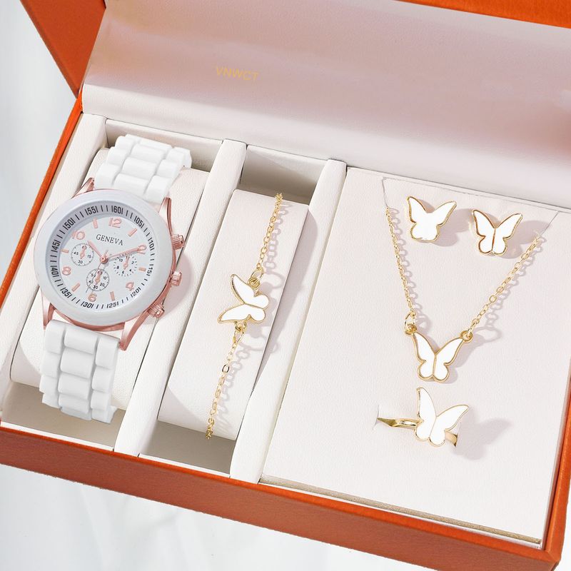 Siliconen Casual Quartz en Sieraden Dameshorloge_voghion.com