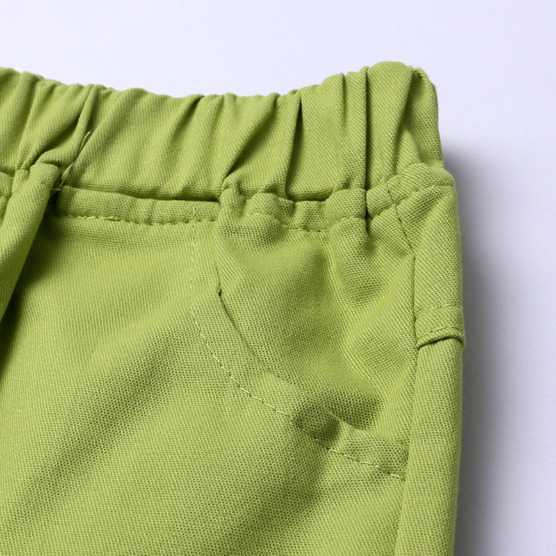 Mother&Kids Completo estivo per bambini Camicia a maniche corte stampata per ragazzi Set di due pezzi_voghion.com