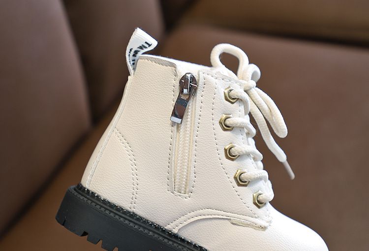 Stivali invernali da bambina Martin 2024, stile britannico, corti con scarpe di cotone spesso e morbido, stivali per bambini_voghion.com