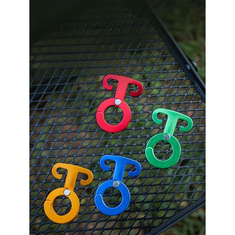 Aluminum Alloy New Quick Release Camping Wind Rope Claw Self-locking Hook Round Automatic Closure O-ring Buckle_voghion.com