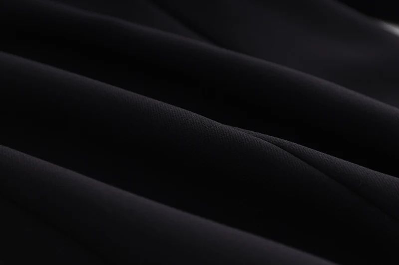 Abito da donna con colletto in raso e cintura pronto in magazzino_voghion.com