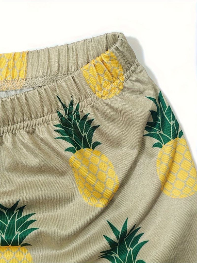 Conjunto de pijama de verano para mujer: camiseta y pantalones cortos de poliéster suave y transpirable, ideal para estar en casa, en la residencia universitaria y para viajar (tallas S-Xxl, colores combinados)_voghion.com