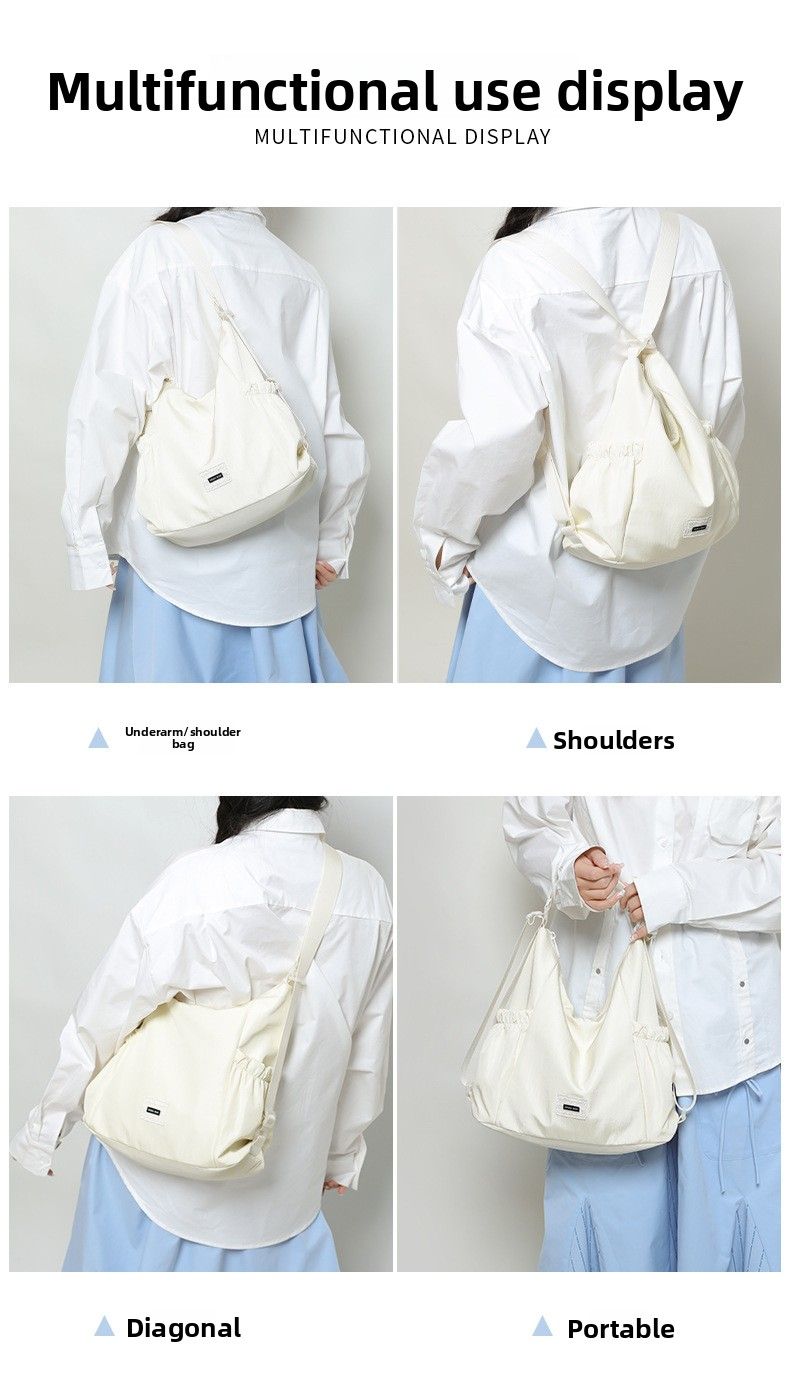 Versione coreana Ins Super Hot Nylon Donna 2054 Nuova Borsa a tracolla grande capacità Casual Lazy Monospalla_voghion.com