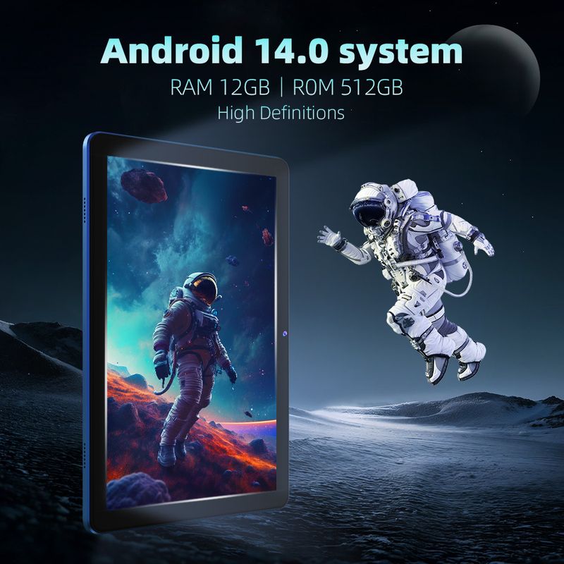 Pro 10.1" Tablet With Russian Keyboard - 128GB Storage, 2K Display (Dual SIM, 8000mAh Battery, Fast Shipping To Russia)_voghion.com