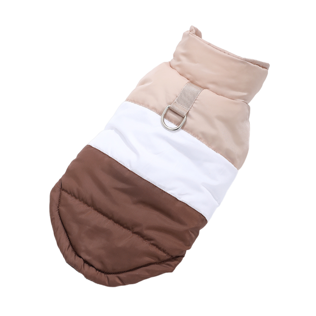 Holapet Winter-Hundejacke, Kaffeebraun, Polyester, von PawParty Store_voghion.com