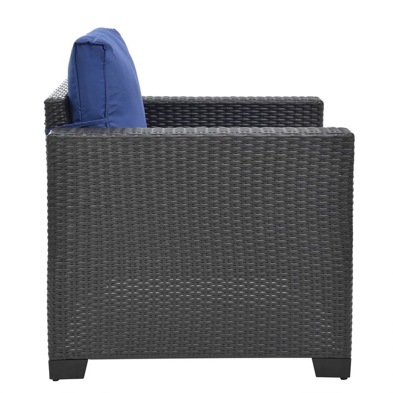10 Piece PE Rattan Patio Furniture Set, Sectional Sofa Set, Outdoor Patio Furniture Set With Cushions & Tempered Glass Coffee Table_voghion.com