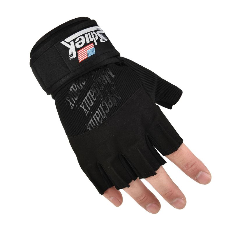 Men's Sports Wrist Support Fitness Half-Finger Horizontal Bar Weightlifting Callus Prevention Anti-Slip Wear-Resistant_voghion.com