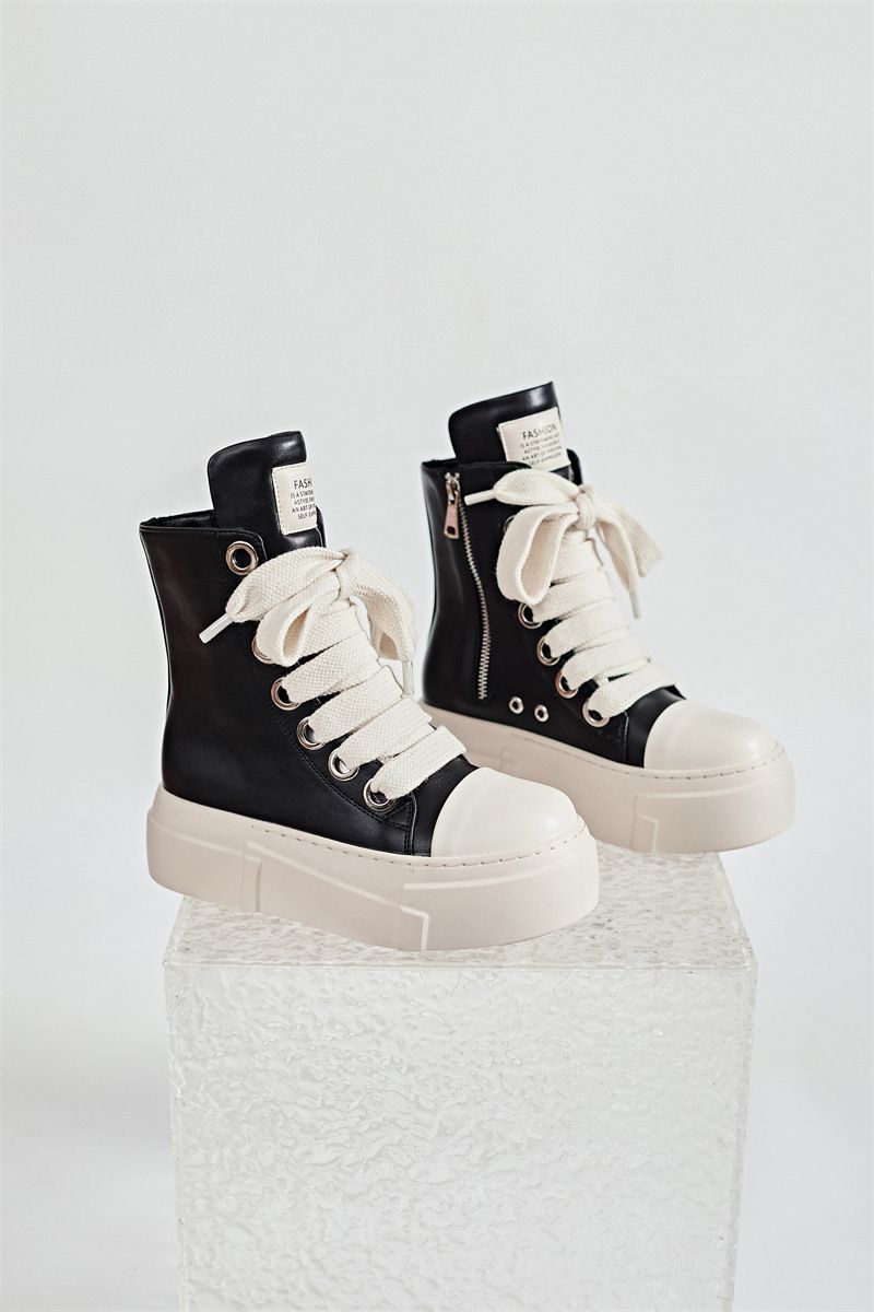 Herrskor Stor storlek Damskor Skor Par High Top Sneakers Supply All Match Tjock botten förhöjning Herrskor_voghion.com