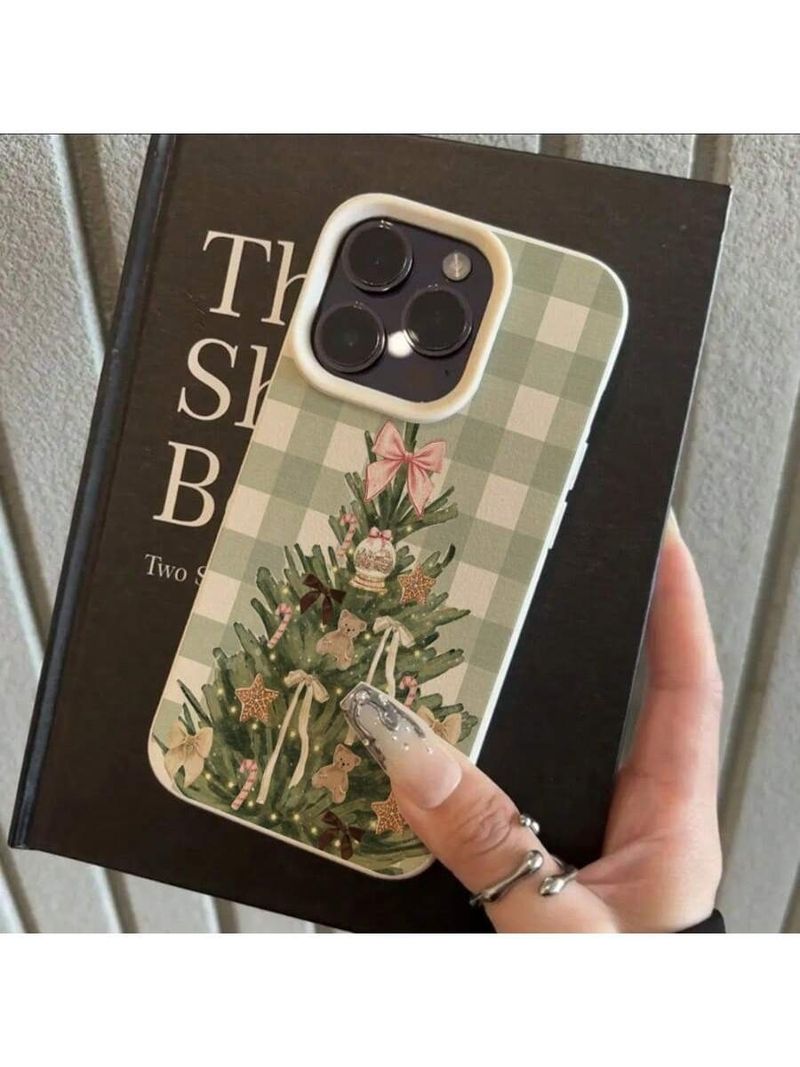 50704555550<=3 Various Christmas Tree Compatible 17 16 Phone Case 15 Pro Leather Texture 14 Cross-Border 13 Holiday_voghion.com