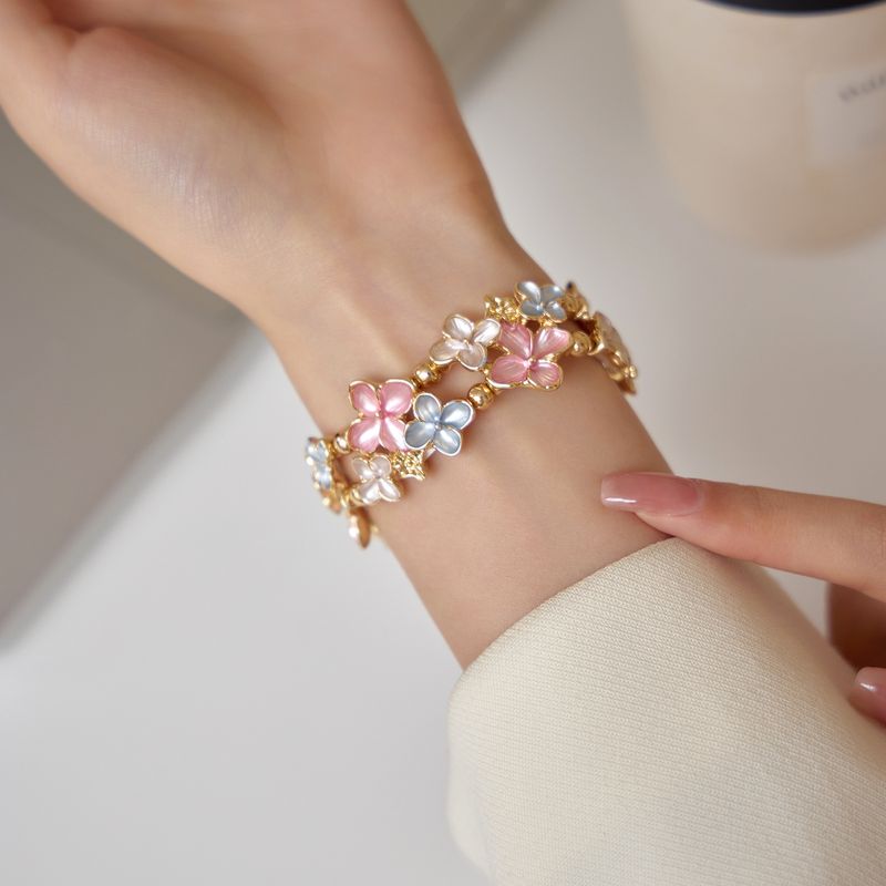 Iwatch Strap Se Colorful Flower Elastic Strap For Iwatch Watch Strap Se Women's Fashion Bracelet_voghion.com