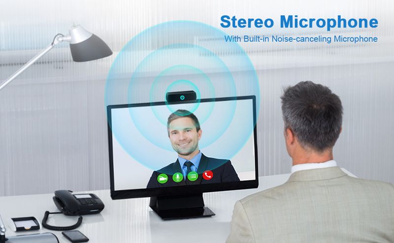 1080P USB Webcam With Microphone Autofocus Camera For PC Computer Laptop Live Streaming Webcam For Video Calling_voghion.com