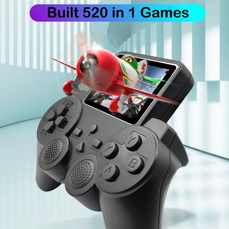 Retro Games Console 520 Classic Game Handheld Kids Baby Wireless Double Players_voghion.com