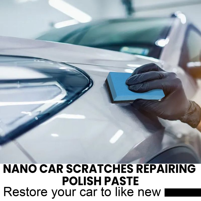 Homonth Nano Car Scratches Repairing Polish Paste, Body Paint Scratches Repair Polishing Decontamination Maintenance Brightening Care Agent_voghion.com