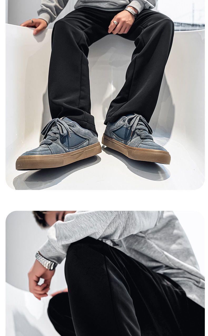 Herren Casual Sneakers Low-Top Atmungsaktive Mode Sportschuhe für den Alltag_voghion.com