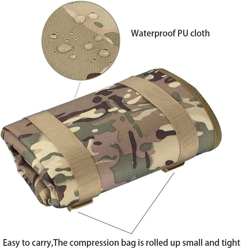 Tactical Single Foldable Soldier Moisture-Proof Shooting Outdoor Camping Ground Portable Nap Mat_voghion.com