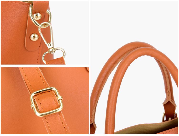 Damenhandtasche Umhängetasche Mode Damentasche Einkaufstasche In Tasche Schultertasche Handgedämpfter Dutt Muttertasche Drei Sets_voghion.com