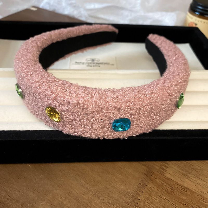 Cerchietto a forma di cuore con strass da donna, autunno/inverno 2025, nuovo, elegante e versatile_voghion.com