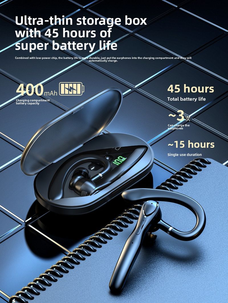 【High Quality】 Premium Private Model Twsi33 Bluetooth Earphones Over-Ear ENC Dual Mic Noise Cancelling Call Touch Control Digital_voghion.com