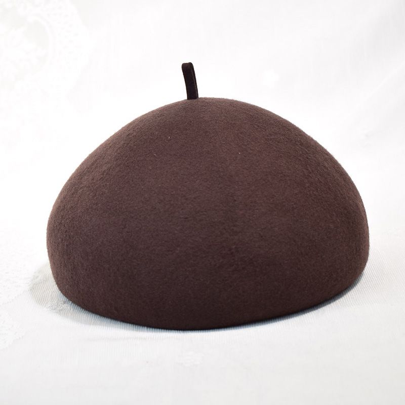 Muotivillaiset naisten ranskalaistyyliset pipohatut, naisten pillerirasiamekko, baskeri, talvikoristehattu_voghion.com