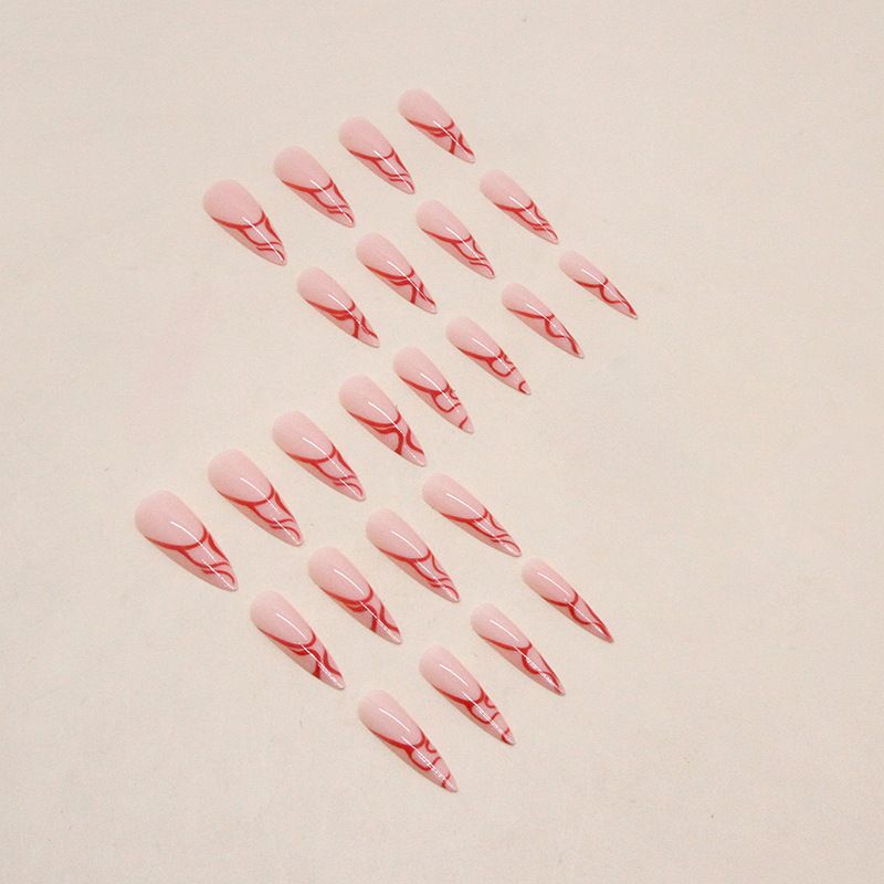 Schönheit Gesundheit Langen, Spitzen Wein Rot Well Maniküre Heißer Mädchen Ins Stil Tragen Nagellack Stück Nagel Großhandel_voghion.com
