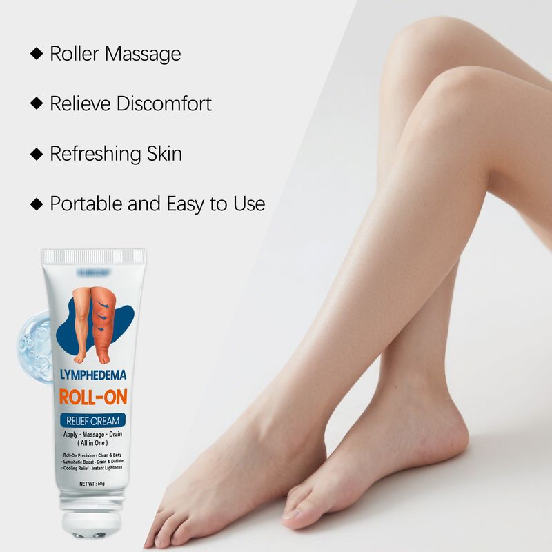 Gentle For Leg Skin Comfortable External Use Roller Massage Daily Care Cream_voghion.com
