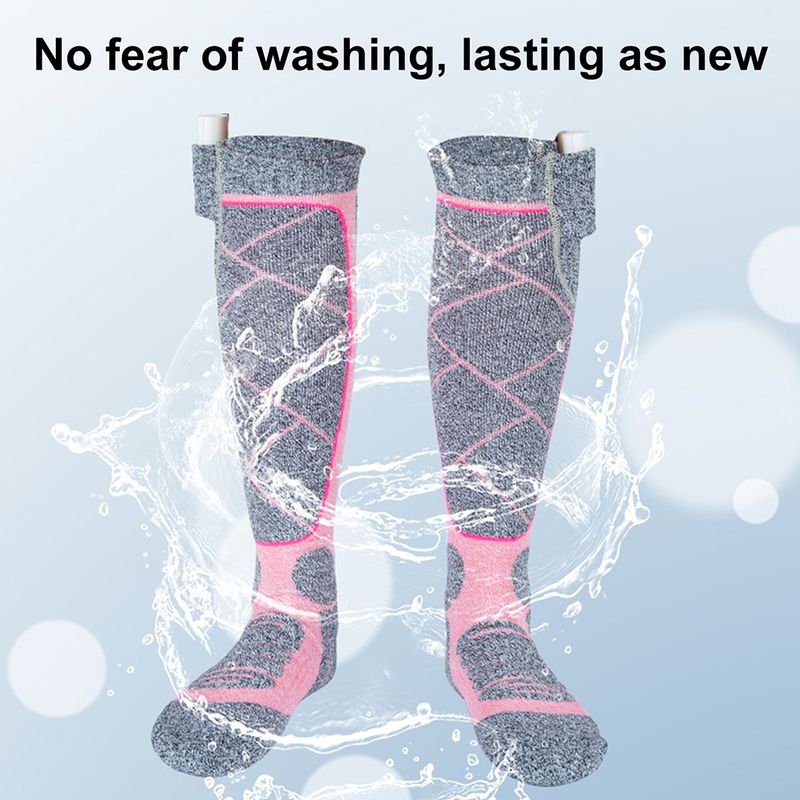 Calentador de pies térmico de invierno para hombre, recargable, para deportes al aire libre, esquí, calcetines cálidos para motos de nieve y esquí_voghion.com