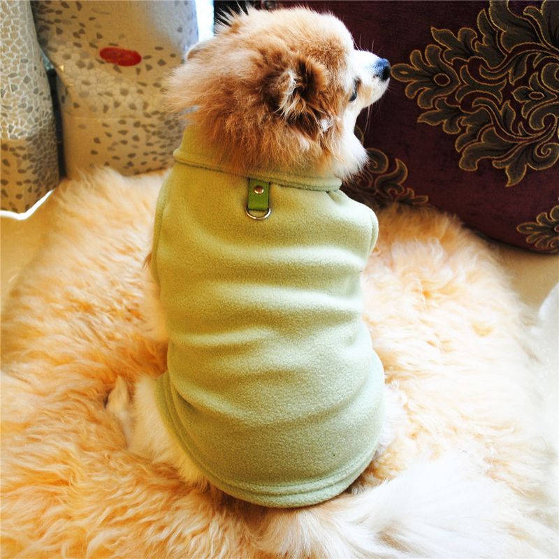Abbigliamento per animali domestici diretto dalla fabbrica, per cani, autunno e inverno, in pile polare, fibbia di trazione, 27 colori brevettati, saranno oggetto di indagine_voghion.com
