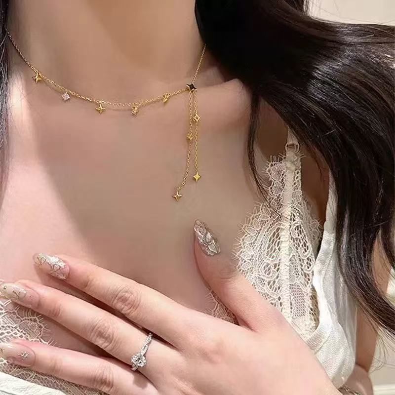 Collier de niche en perles colorées Dopamine, design élégant, personnalité, mode, exquis, simple et de grande valeur_voghion.com