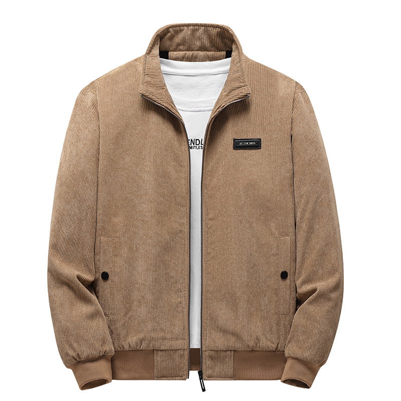 Winter New For Men, Autumn Winter Coat, Corduroy Cotton Jacket, Thickened Lambskin, Sports And Leisure Jacket With Added_voghion.com