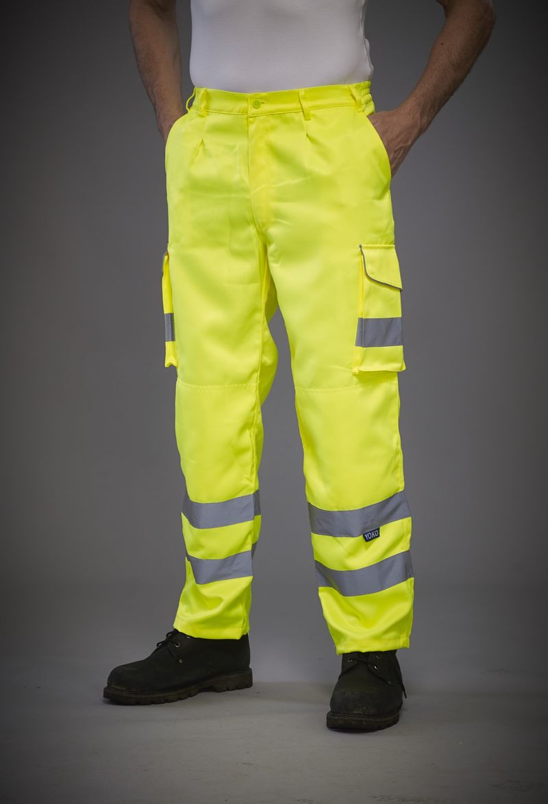 Odzież męska Odblaskowe ubrania robocze Kombinezon Inżynieria Budownictwo Odblaskowe kombinezony Męski oddychający krem przeciwsłoneczny o wysokiej jasności Odblaskowa koszulka_voghion.com