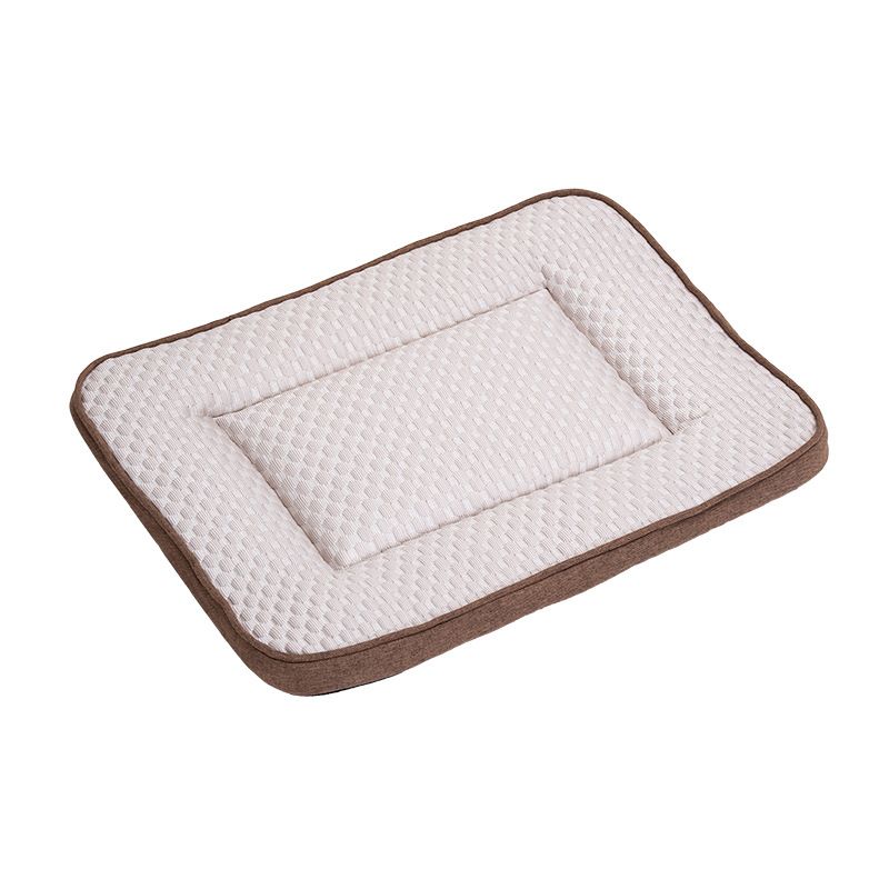Silk Summer Cooling Heat Dissipation Dog Cat Bed Ice Bean Pet Mat_voghion.com
