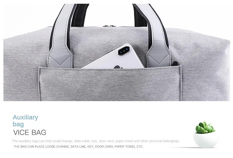 Borsa da viaggio da uomo Borsa da viaggio di grande capacità di nuova moda Borsa da viaggio per computer Borsa a tracolla portatile_voghion.com