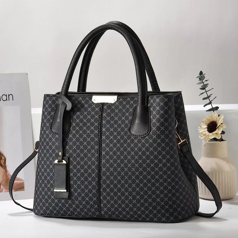 Borsa a tracolla singola da donna con motivo litchi, 2024_voghion.com