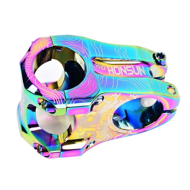 Potence courte HONSUN pour VTT, en alliage d'aluminium, 31,8 mm x 45 mm, angle de rotation de 0°, usinée CNC, accessoires, poids : 145 g_voghion.com