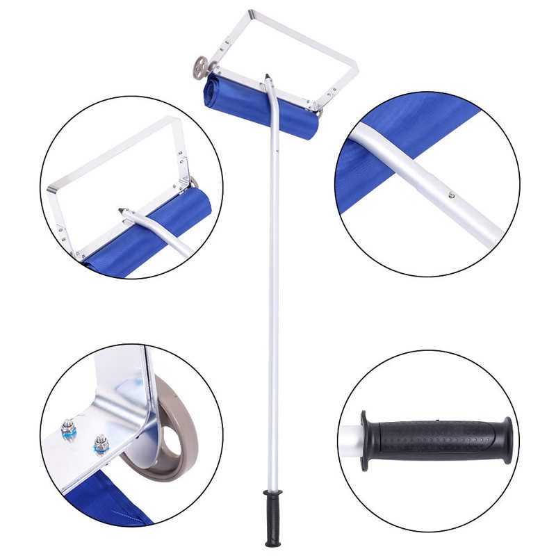 Aluminium frame doekkop dak sneeuwruimer 1,2 m 5 secties 20 voet tandwiel voor trimmer_voghion.com