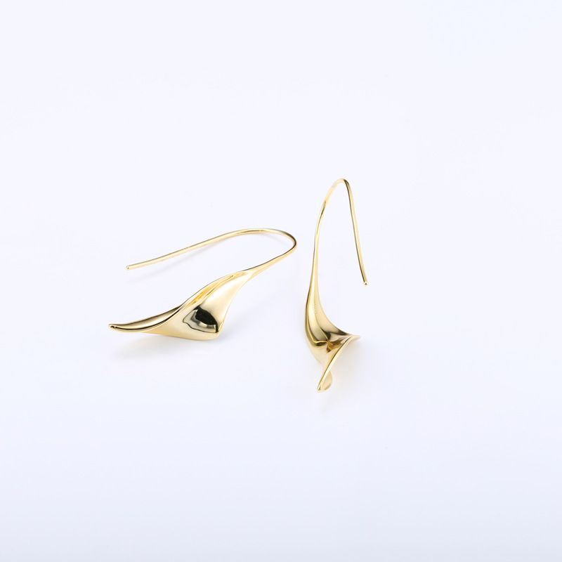 Modische, große Ohrhaken aus 925er Sterlingsilber für Damen – ein echter Hingucker für den Sommer. Schlichte, runde Ohrhaken aus Silber mit individuellem Touch._voghion.com