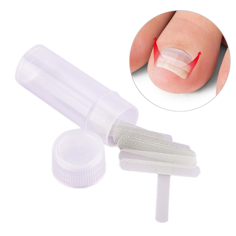 10 pièces/ensemble ongle incarné pince à redresser Patch élastique pince à redresser orthèse incurvée ongles Correction élastique autocollant_voghion.com