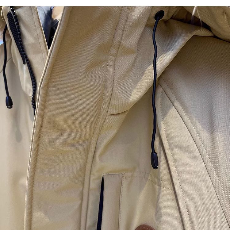 Parka invernale da donna con cappuccio staccabile in pelliccia sintetica, piumino spesso, cappotto lungo antivento e impermeabile per attività all'aperto e spostamenti quotidiani_voghion.com