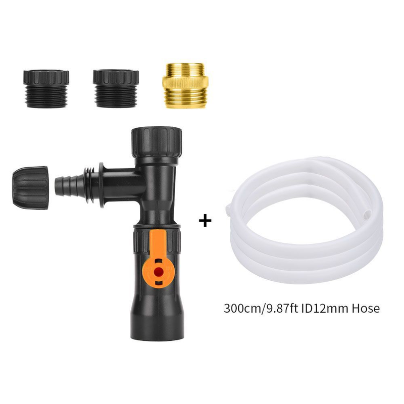 Type de robinet à 3 voies séparateur de nettoyage de réservoir de poisson connecteur d'arrosage robinet changeur d'eau pompe de changeur d'eau outil de nettoyage en plastique_voghion.com