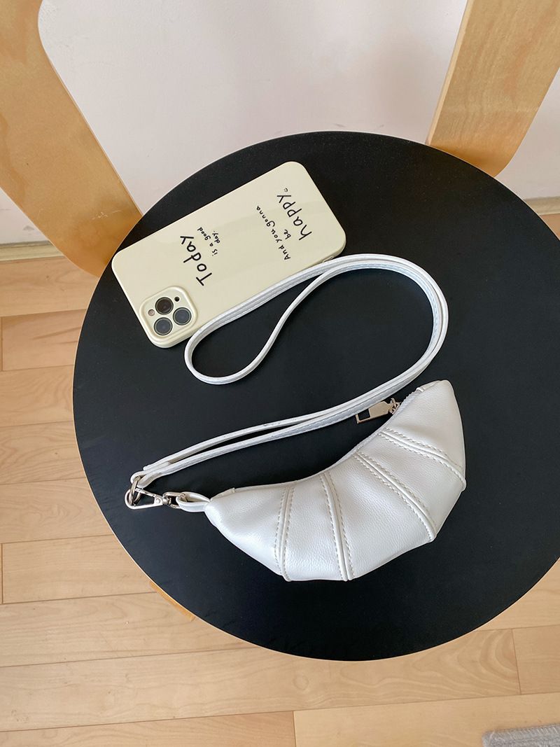 Portafoglio appeso al collo Zero con design carino a forma di corno di mucca e piccola mini borsa a tracolla concava per rossetto e auricolari_voghion.com