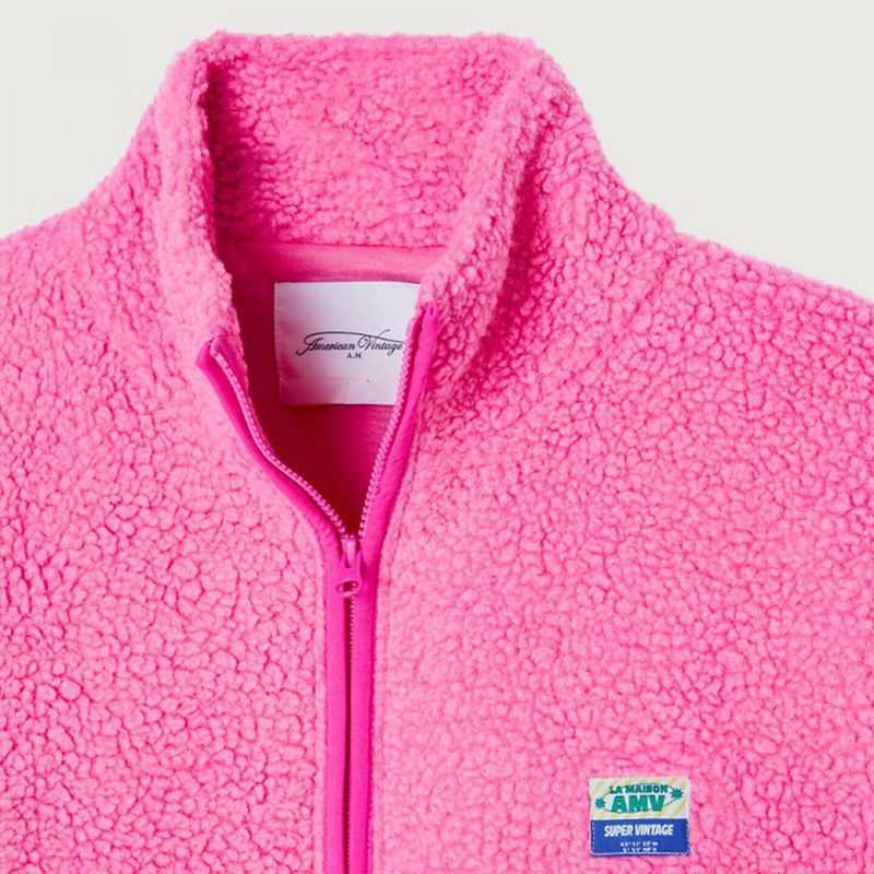 Jaqueta de lã feminina, aconchegante, manga comprida, retrô, esportiva, inverno, quente, agasalho solto, gola alta, pulôver, moda casual_voghion.com