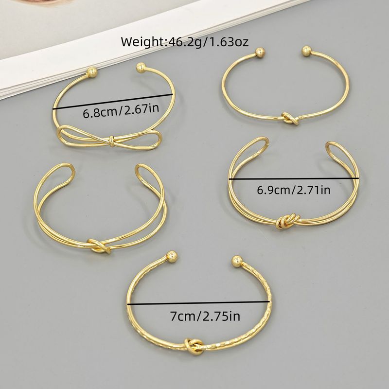 Yeni Kişilik Moda Emed Twist Geometrik Çok Katmanlı Yığılabilir Bilezik 10 Parça Set Dekorasyon_voghion.com