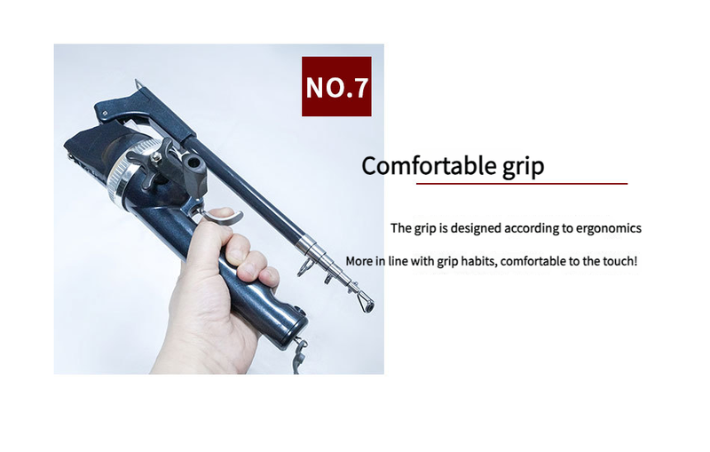 Canne à pêche ultra courte et pliable avec moulinet intégré pour lancer longue distance_voghion.com