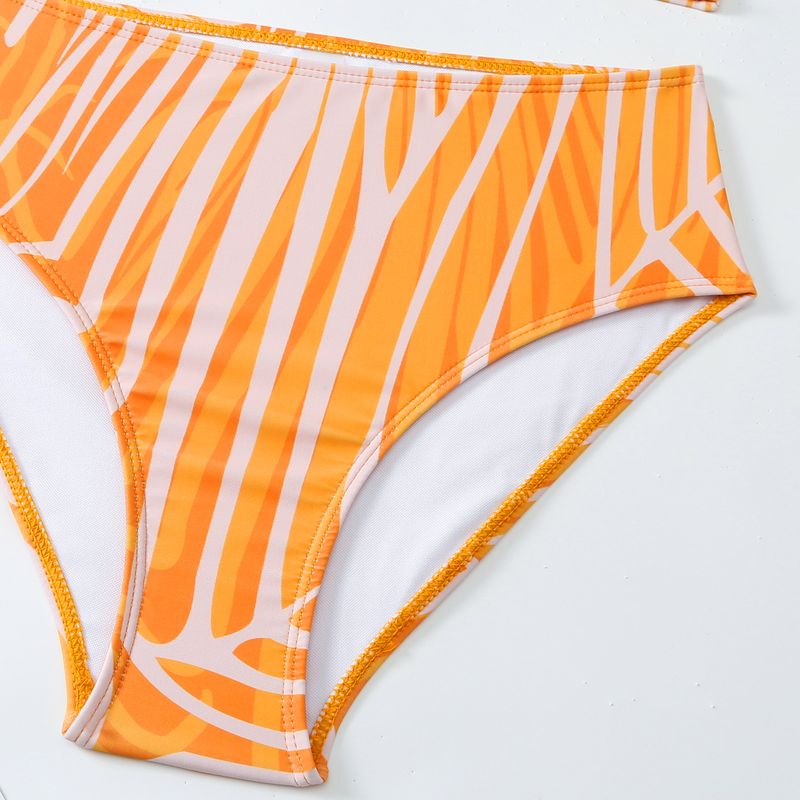 New Printed Two-piece Bathing Suit Women's Spa Vacation Set Bikini_voghion.com