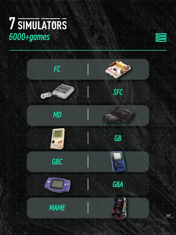 Console di gioco portatile SF2000 Classic Retro GBA Arcade Portable Doubles Mini Handheld_voghion.com