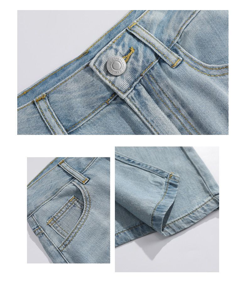 Gonna in denim a fessura sottile in Tencel a vita alta nuova gonna midi versatile a vita alta snellente e che copre la carne_voghion.com