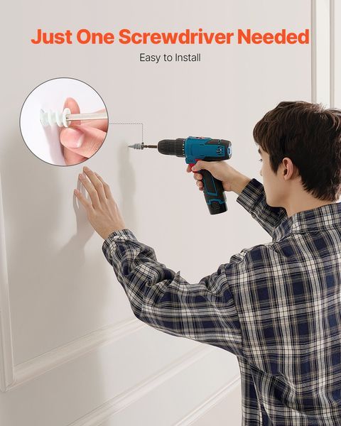 Drywall Anchors Self Drilling Anchors 100PCS In 50 Sets Screw & Anchors_voghion.com