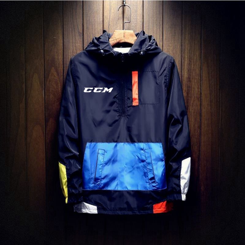 CCM High Quality Spring Autumn Bomber Jacket Men Casual Solid Windbreaker Zipper Thin Hooded Coat Outwear Male Plus Size_voghion.com